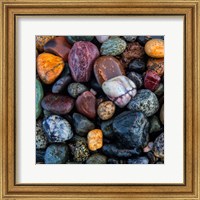 Framed 'Ocean Rocks II' border=