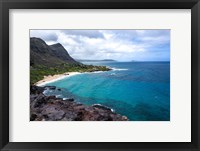 Framed Oahu Cliffs