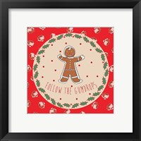 Framed 'Sweet Christmas IV' border=