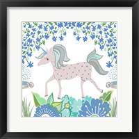 Framed Unicorn Forest I