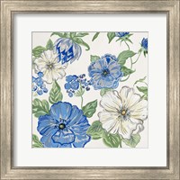 Framed 'Italian Floral Theme II' border=