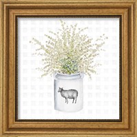 Framed 'Farm Herbs I' border=