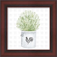 Framed 'Farm Herbs II' border=