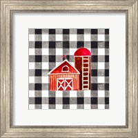 Framed 'Fun Farm Icon I' border=