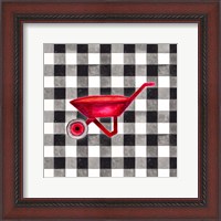 Framed 'Fun Farm Icon VI' border=