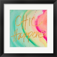 Framed Chic Glitter I