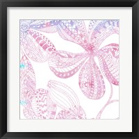 Framed 'Floral Embossed II' border=