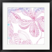 Floral Embossed II Framed Print