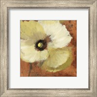 Framed 'Autumn Poppies I' border=