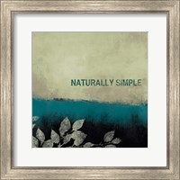 Framed 'Naturally Simple' border=