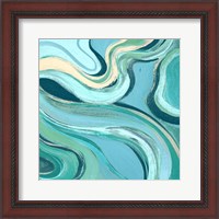 Framed 'Curving Waves II' border=