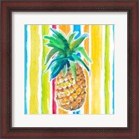 Framed 'Vibrant Pineapple I' border=