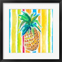 Vibrant Pineapple I Framed Print
