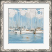 Framed 'Golf Harbor Boats I' border=