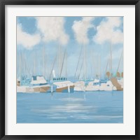 Golf Harbor Boats II Framed Print