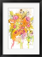 Framed Bursting Wildflowers I