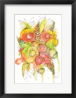 Bursting Wildflowers II Framed Print