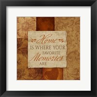 Favorite Memories Framed Print