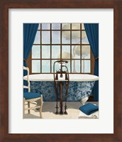 Framed Blue View I