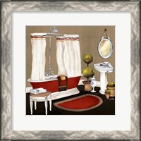 Framed 'Red Master Bath II' border=