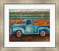 Framed 'Truck Harvest I' border=