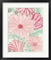 Color Burst Blooms I Framed Print