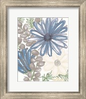 Framed 'Hidden Floral II' border=