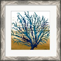 Framed 'Coastal Blue II' border=