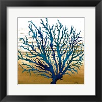 Framed 'Coastal Blue II' border=