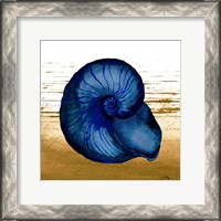 Framed 'Coastal Blue IV' border=