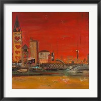 Crazy City II Framed Print