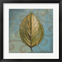 Framed 'Swift Leaf I' border=