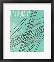 California Roads Framed Print