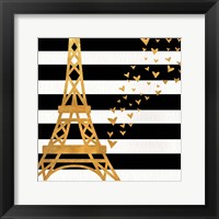 Framed Eiffel Tower Love