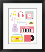 Lets Listen to Music I Framed Print