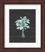 Framed 'Farmhouse Cotton VI Black No Words' border=