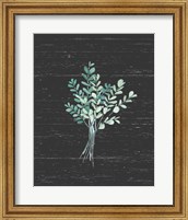 Framed 'Farmhouse Cotton V Black No Words' border=