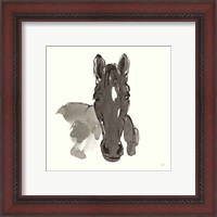 Framed 'Horse Portrait IV' border=