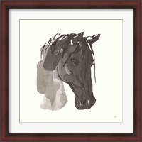 Framed 'Horse Portrait I' border=