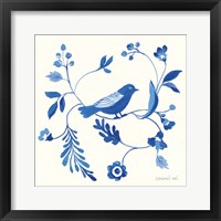 Framed 'Songbird Celebration II' border=