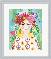 Framed Boho Girl I