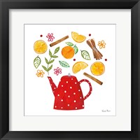 Framed 'Organic Tea IV' border=