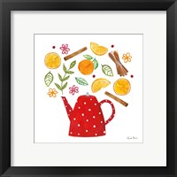 Framed 'Organic Tea IV' border=