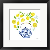 Framed 'Organic Tea II' border=