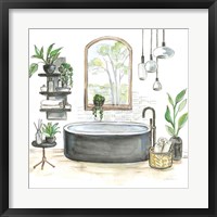 Framed 'Black Bathtub I' border=