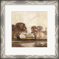 Framed 'Traditional Landscape 1' border=