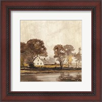 Framed 'Traditional Landscape 1' border=