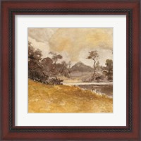 Framed 'Traditional Landscape 2' border=