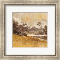 Framed 'Traditional Landscape 2' border=