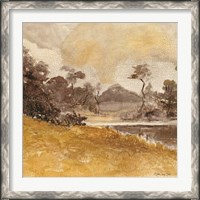 Framed 'Traditional Landscape 2' border=